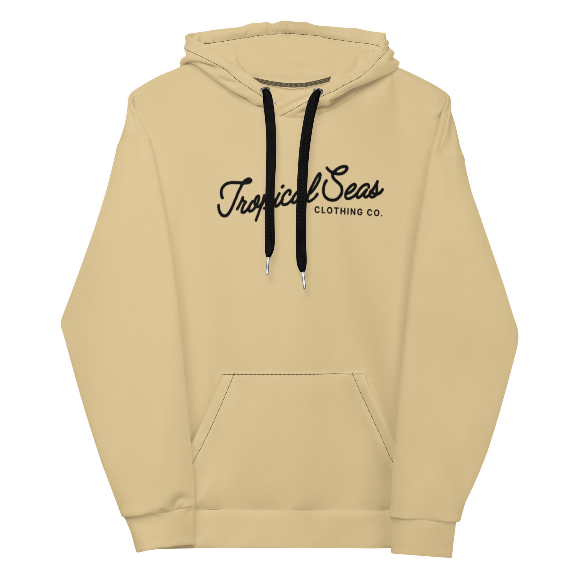 Beige Tropical Seas Hoodie | Streetwear