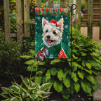 Westie Christmas Garden Flag