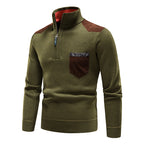 Thickened Plush Sweater Pullover with Zipper