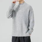 Men's Casual Knitwear Half High Neck Sweater