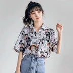 Anime One Piece Luffy Casual Couple Cardigan Top