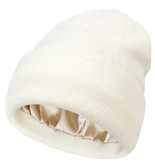 Knitted Wool Hat | Embroidered Cap