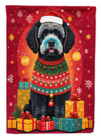Portuguese Water Dog Holiday Christmas Garden Flag