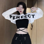 High Waisted Corset Overalls Suit