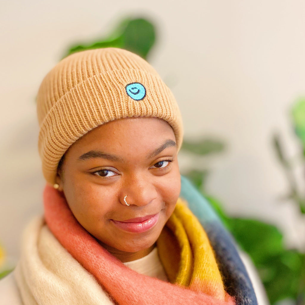 Simply Smile Beanie | Embroidered Cap