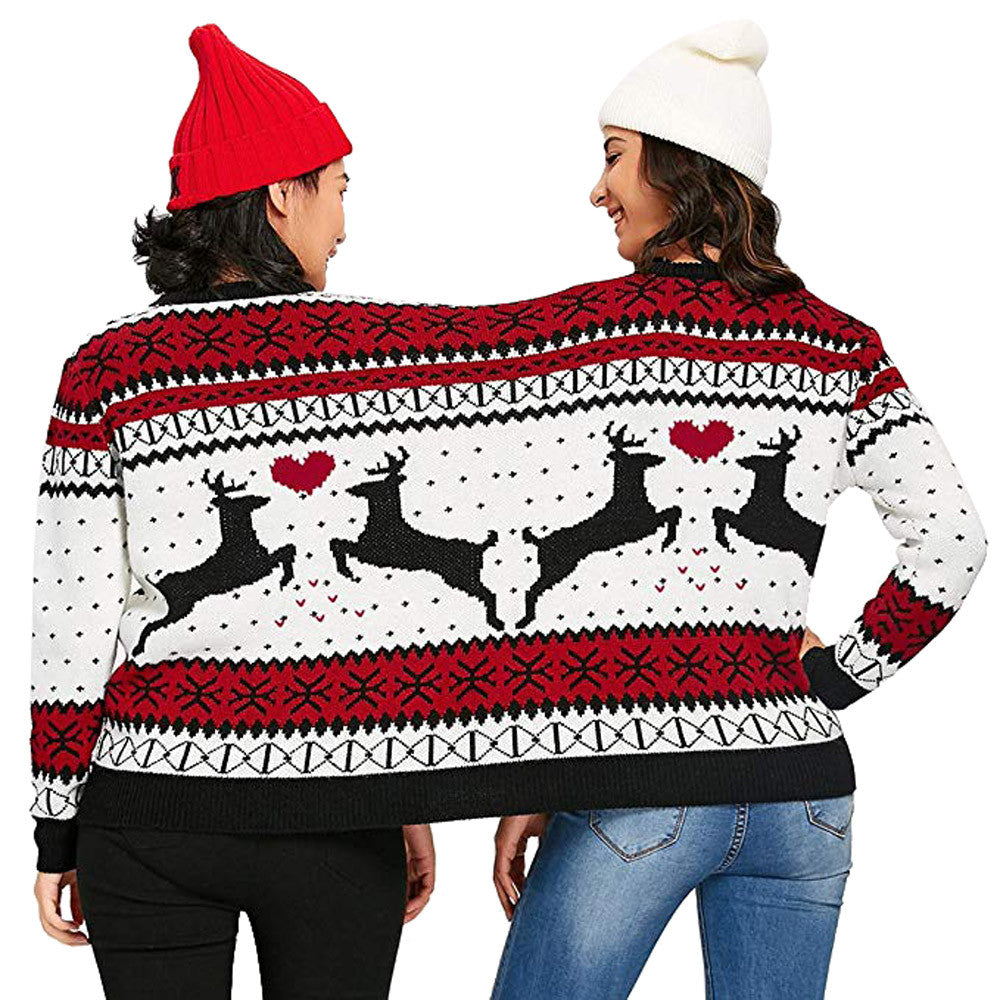 Couple's Christmas Sweater Homewear in Multiple Colors