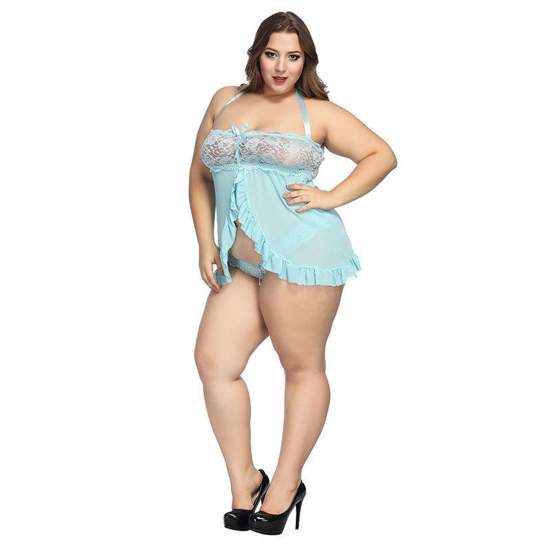 Plus Size Lace Lingerie Sleepwear for Women (Wholesale)
