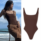 Women's Slim Fit Solid Color Corset Bodysuit Jumpsuit Vest Sling Top