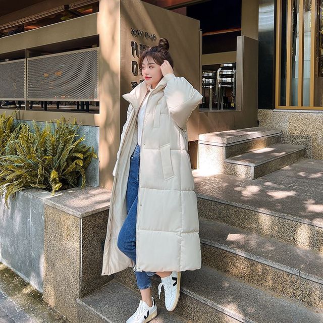 2023 Women's Cotton Puffer Jacket with Hooded Parka
