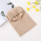 Thickened Thermal Dual-use Knitted Scarf for Women