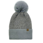 Chenille Pom Beanie | Embroidered Cap