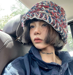 Compact Colorful Wool Hat | Embroidered Cap