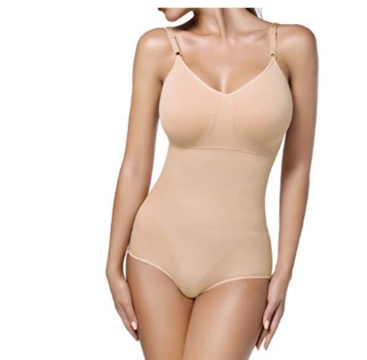 Japanese Shaping Bodysuit for Women, Skin Tone Color