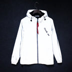 Men's Full Reflective Waterproof Hip Hop Windbreaker