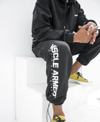 Men's Fleece Straight Drawstring Pants for Fall/Winter