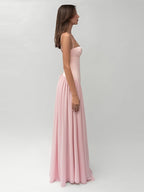 Mesh Spaghetti Strap Waist Dress