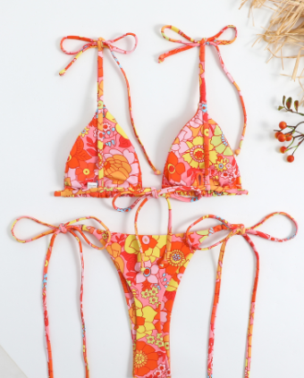 Nadia Bikini - Women's Reversible Triangle Swimsuit (Set)