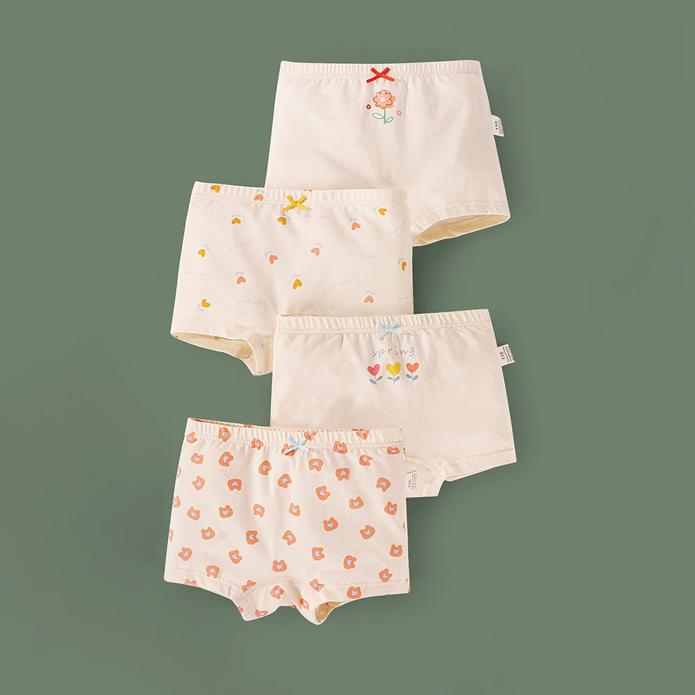 Cartoon Cotton Safety Shorts for Kids and Girls