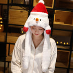 Christmas Elk Headgear Hat for Festive Gifting | Embroidered Cap