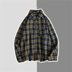 Men's Flannel Plaid Shirt Jacket in New Style