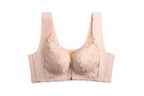 Seamless Front Closure Lace Bra a Smooth Back
