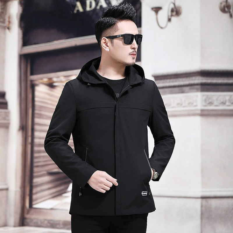 Men's Trench Coat for Middle-aged Styles