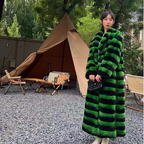 Standing Collar Fur Jacket