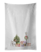 Jack Russell Terrier Wirehaired with Christmas Wonderland Kitchen Towel Set of 2