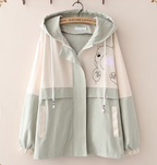 Cute Unisex Soft Girl Ear Hooded Cardigan