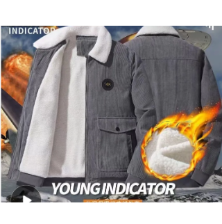 Men's Velvet Jacket SZ with Lined Interior (One Piece)