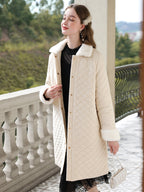 Mink-like Collar Women's Winter Cotton Padded Coat