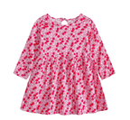 Floral Cotton Long Sleeve Dress for Children