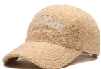 Lamb Wool Hat Autumn Winter Cap | Embroidered Cap
