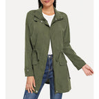 Solid Color Trench Coat for Stylish Layering
