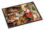 Cookies with Santa Claus Doormat