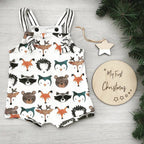 Summer Baby Bodysuit with Fox Design for Infants