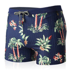 Men's Tropical Print Swim Trunks