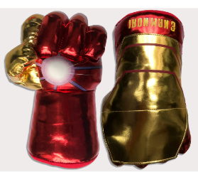Marvel Iron Man Kids Costume with Plush Toy Gloves (Pair)