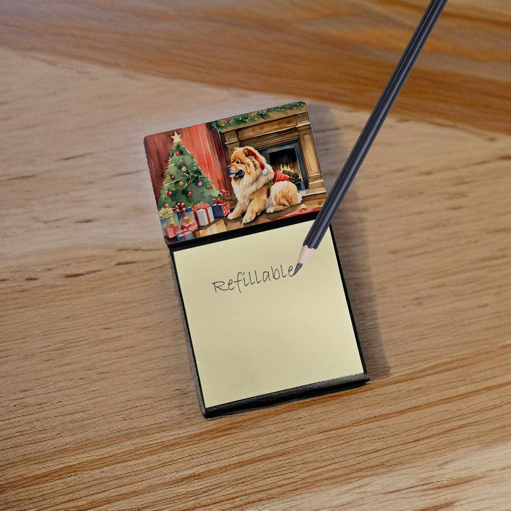 Chow Chow Cozy Christmas Sticky Note Holder