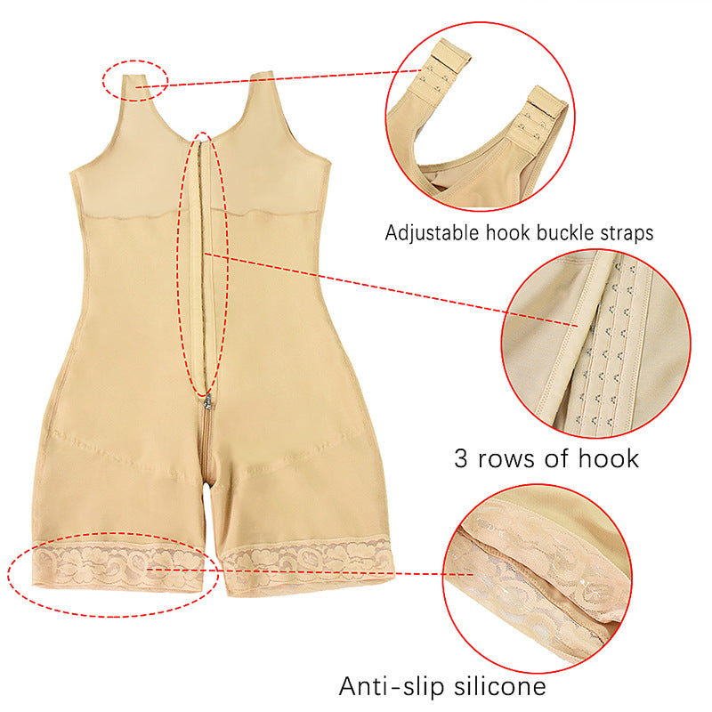 Women's Shapewear Bodysuit with Zipper