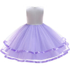 Girls' Christmas Unicorn Princess Dress