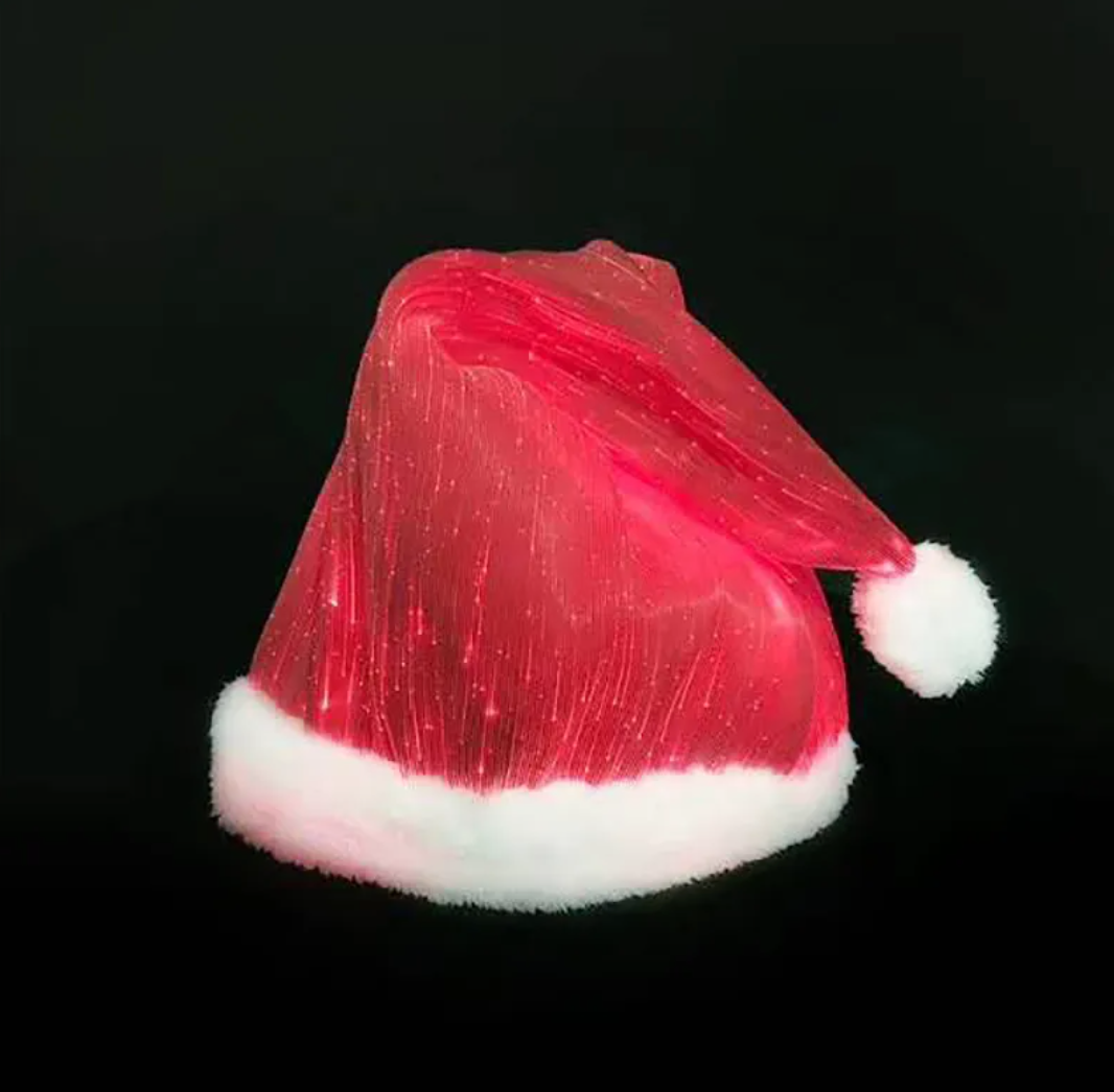 LED Christmas Hat | Embroidered Cap
