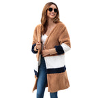 Long Sleeve Knitted Cardigan Sweater for Women