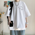 Loose Letter Print Pullover Sweater for Women | Streetwear
