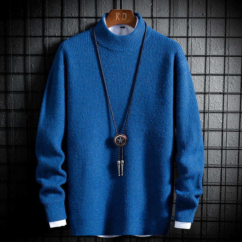 Winter Casual Loose Half Turtleneck Sweater for Youth