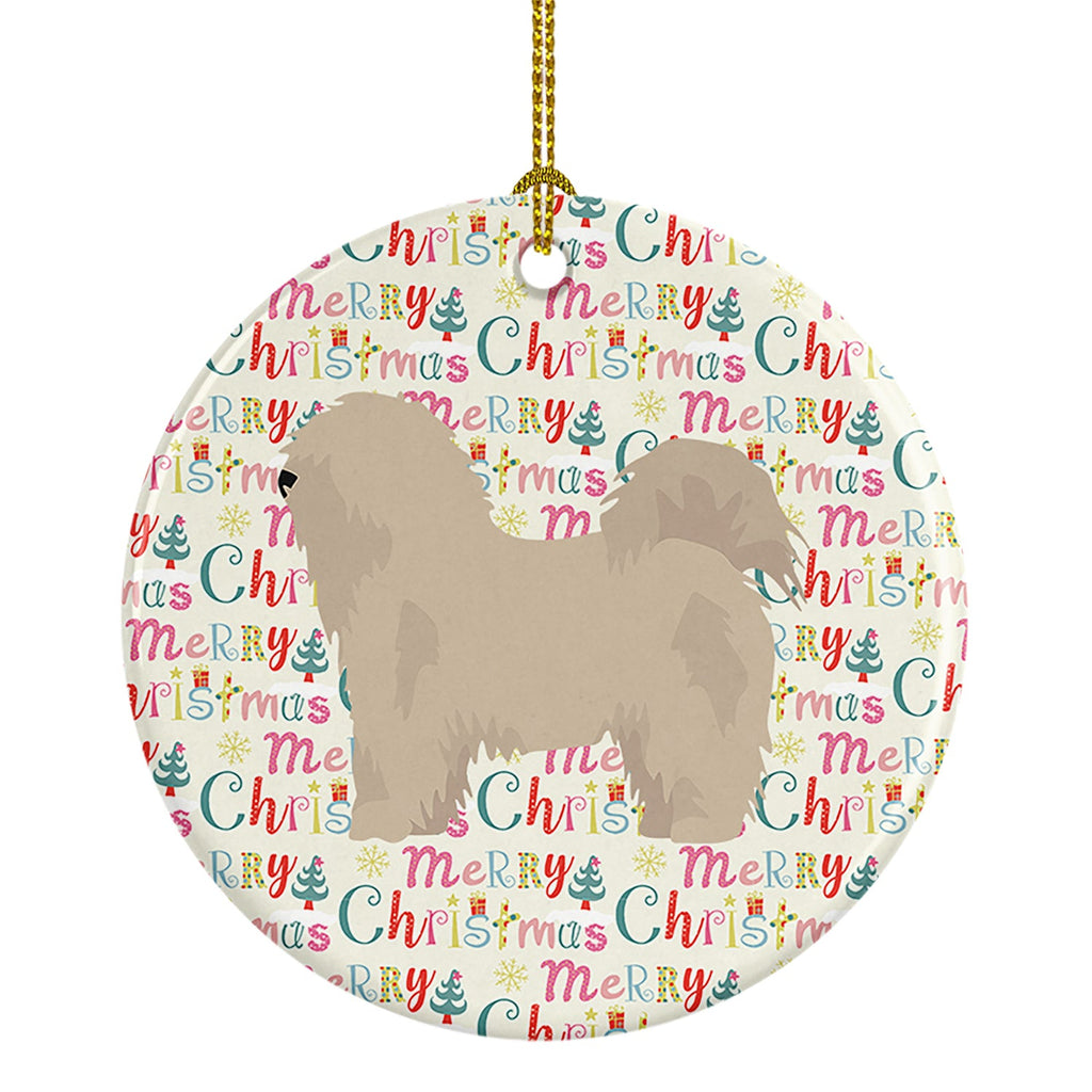 Odis Merry Christmas Ceramic Ornament