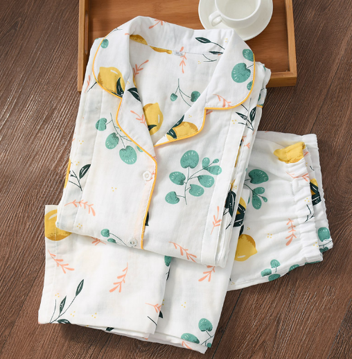 Women's Sleepwear, Maternity and Nursing Cotton Set