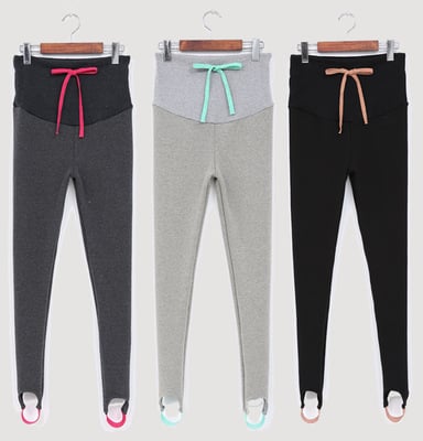 Winter Maternity Foot Leggings with Cashmere Support