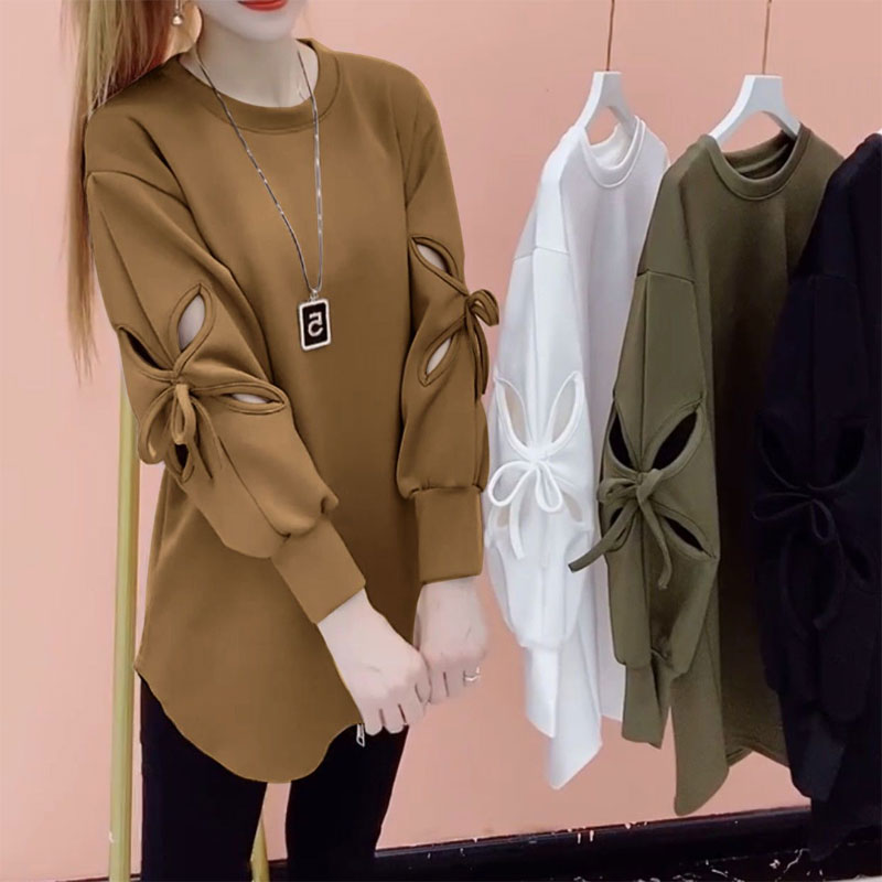 2024 Women's Oversized Long Sleeve T-Shirt Sweatshirt | Streetwear