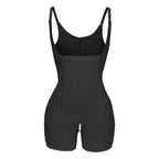 Side Zipper Buckle Tummy Tuck Bodysuit